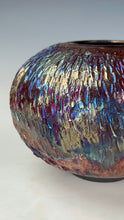 Load image into Gallery viewer, Wheel Thrown Ceramic Raku Vase Fine Art by Galaxy Cla