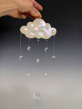 Load image into Gallery viewer, Handmade Porcelain Sun-catcher with MOP Luster