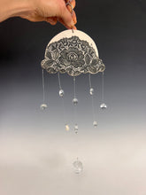 Load image into Gallery viewer, Handmade Porcelain Sun-catcher with MOP Luster