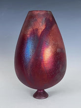 Load image into Gallery viewer, Wheel Thrown Raku Vase by Galaxy Clay Fine Art