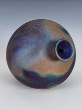 Load image into Gallery viewer, Wheel Thrown Raku Vase by Galaxy Clay Fine Art