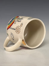 Load image into Gallery viewer, Wheel Thrown and Hand Decorative Porcelain Mug