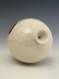 Ceramic Decorative Hand painted Poppies Porcelain Vessel