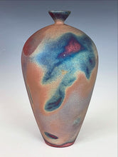 Load image into Gallery viewer, Wheel Thrown Raku Vase by Galaxy Clay Fine Art