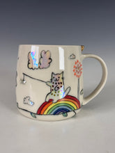 Load image into Gallery viewer, Wheel Thrown and Hand Decorative Porcelain Mug