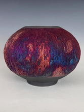 Load image into Gallery viewer, Wheel Thrown Raku Vase by Galaxy Clay Fine Art