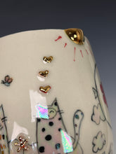 Load image into Gallery viewer, Wheel Thrown and Hand Decorative Porcelain Mug