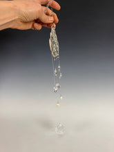Load image into Gallery viewer, Handmade Porcelain Sun-catcher with MOP Luster