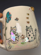 Load image into Gallery viewer, Wheel Thrown and Hand Decorative Porcelain Mug