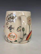 Load image into Gallery viewer, Wheel Thrown and Hand Decorative Porcelain Mug