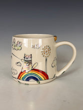 Load image into Gallery viewer, Wheel Thrown and Hand Decorative Porcelain Mug