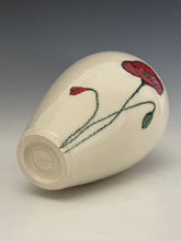 Load image into Gallery viewer, Ceramic Decorative Hand painted Poppies Porcelain Vessel