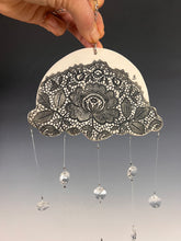 Load image into Gallery viewer, Handmade Porcelain Sun-catcher with MOP Luster
