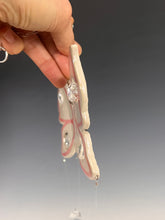 Load image into Gallery viewer, Handmade Porcelain Sun-catcher with MOP Luster