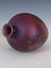 Load image into Gallery viewer, Wheel Thrown Raku Vase by Galaxy Clay Fine Art
