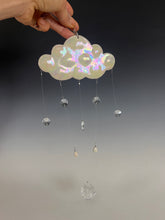 Load image into Gallery viewer, Handmade Porcelain Sun-catcher with MOP Luster