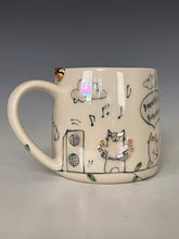 Load image into Gallery viewer, Wheel Thrown and Hand Decorative Porcelain Mug
