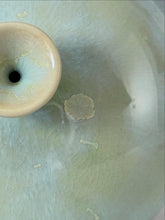 Load image into Gallery viewer, Crystalline Celadon - Wheel thrown Ceramic Vase by Galaxy Clay Fine Art