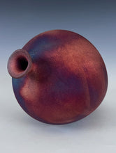 Load image into Gallery viewer, Wheel Thrown Raku Vase by Galaxy Clay Fine Art