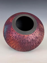 Load image into Gallery viewer, Wheel Thrown Raku Vase by Galaxy Clay Fine Art