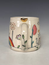 Load image into Gallery viewer, Wheel Thrown and Hand Decorative Porcelain Mug
