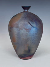 Load image into Gallery viewer, Wheel Thrown Raku Vase by Galaxy Clay Fine Art