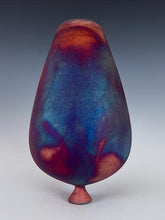 Load image into Gallery viewer, Wheel Thrown Raku Vase by Galaxy Clay Fine Art