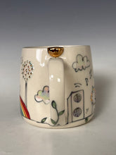Load image into Gallery viewer, Wheel Thrown and Hand Decorative Porcelain Mug