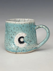 Wheel Thrown and Hand Decorated Mug