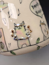 Load image into Gallery viewer, Wheel Thrown and Hand Decorative Porcelain Mug