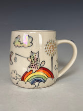 Load image into Gallery viewer, Wheel Thrown and Hand Decorative Porcelain Mug