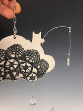Load image into Gallery viewer, Handmade Porcelain Sun-catcher with Mother Of Pearl Luster