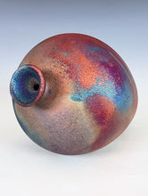 Load image into Gallery viewer, Wheel Thrown Raku Vase by Galaxy Clay Fine Art