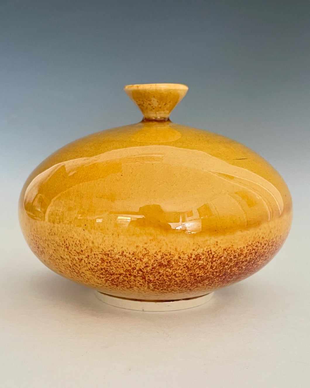 Wheel thrown Ceramic Vase by Galaxy Clay Fine Art