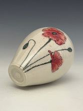 Load image into Gallery viewer, Ceramic Decorative Hand painted Poppies Porcelain Vessel