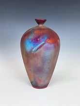 Load image into Gallery viewer, Wheel Thrown Raku Vase by Galaxy Clay Fine Art