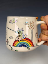 Load image into Gallery viewer, Wheel Thrown and Hand Decorative Porcelain Mug