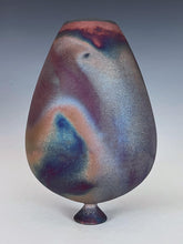 Load image into Gallery viewer, Wheel Thrown Raku Vase by Galaxy Clay Fine Art