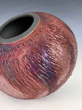 Load image into Gallery viewer, Wheel Thrown Raku Vase by Galaxy Clay Fine Art