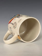 Load image into Gallery viewer, Wheel Thrown and Hand Decorative Porcelain Mug