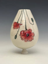 Load image into Gallery viewer, Ceramic Decorative Hand painted Poppies Porcelain Vessel