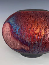Load image into Gallery viewer, Wheel Thrown Raku Vase by Galaxy Clay Fine Art