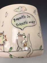 Load image into Gallery viewer, Wheel Thrown and Hand Decorative Porcelain Mug