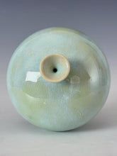 Load image into Gallery viewer, Crystalline Celadon - Wheel thrown Ceramic Vase by Galaxy Clay Fine Art