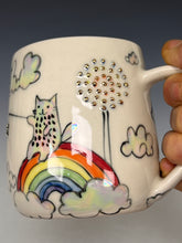 Load image into Gallery viewer, Wheel Thrown and Hand Decorative Porcelain Mug