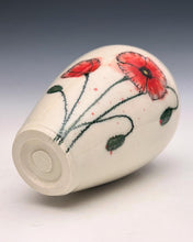 Load image into Gallery viewer, Ceramic Decorative Hand painted Poppies Porcelain Vessel