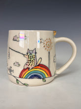 Load image into Gallery viewer, Wheel Thrown and Hand Decorative Porcelain Mug