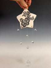 Load image into Gallery viewer, Handmade Porcelain Sun-catcher with MOP Lusterr