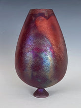 Load image into Gallery viewer, Wheel Thrown Raku Vase by Galaxy Clay Fine Art