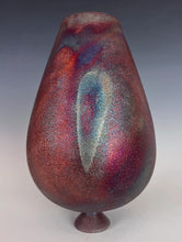 Load image into Gallery viewer, Wheel Thrown Raku Vase by Galaxy Clay Fine Art